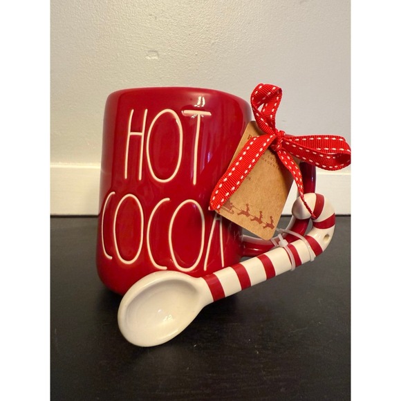Rae Dunn Other - Rae Dunn Hot Cocoa Mug‎ With Spoon